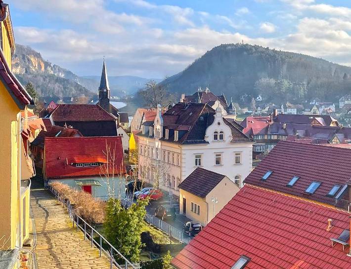 Ferienwohnung für 8 Personen, mit Terrasse und Sauna in Stadt Wehlen