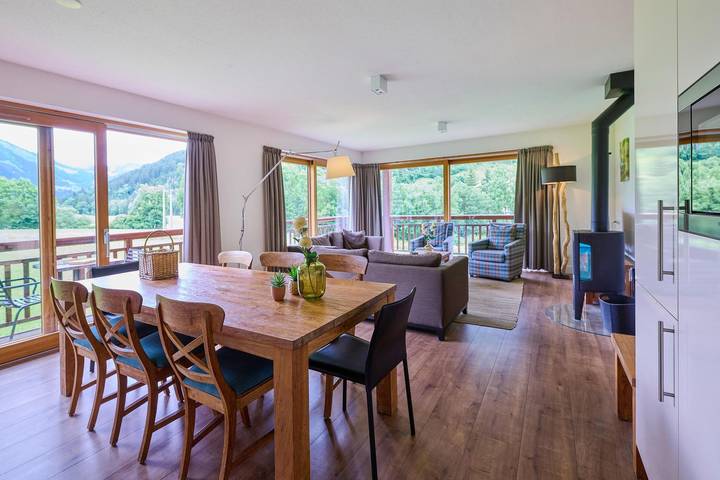 Maison de vacances pour 8 personnes, avec Balcon ainsi que Sauna et Vue à La Chapelle-d'Abondance