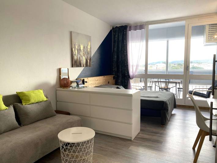 Studio pour 2 personnes, avec Balcon