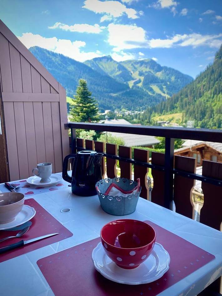 Appartement de vacances pour 3 personnes, avec terrasse à Chatel