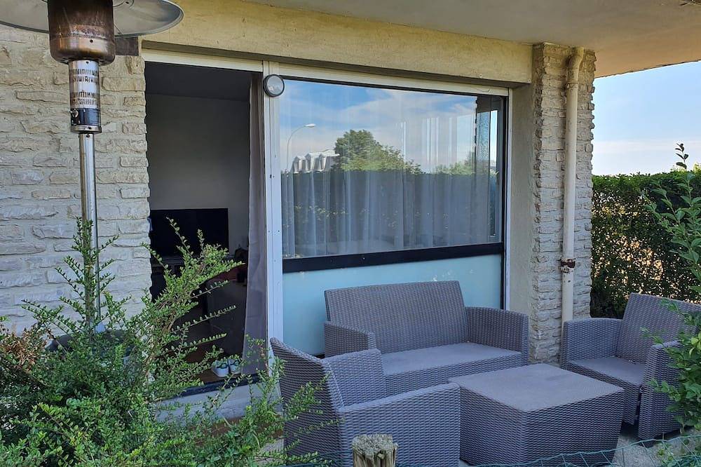 Geheel appartement, Studio en rez de Jardin, à 5mn de la Plage et des Commerces in Benerville-sur-Mer, Lisieux en omgeving