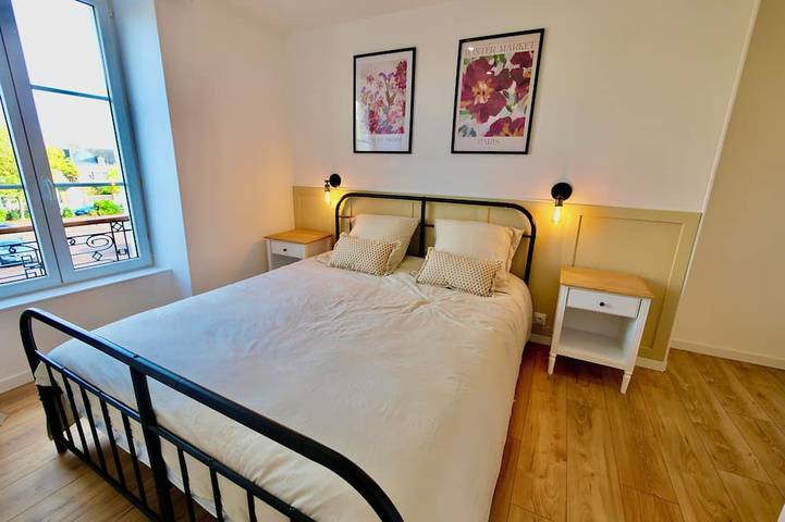 Ganze Wohnung, D-Day Suites - carentanlocation.fr: Liberty Innenstadt/4 Pers./2 Min. zum Bahnhof in Carentan, Carentan les Marais