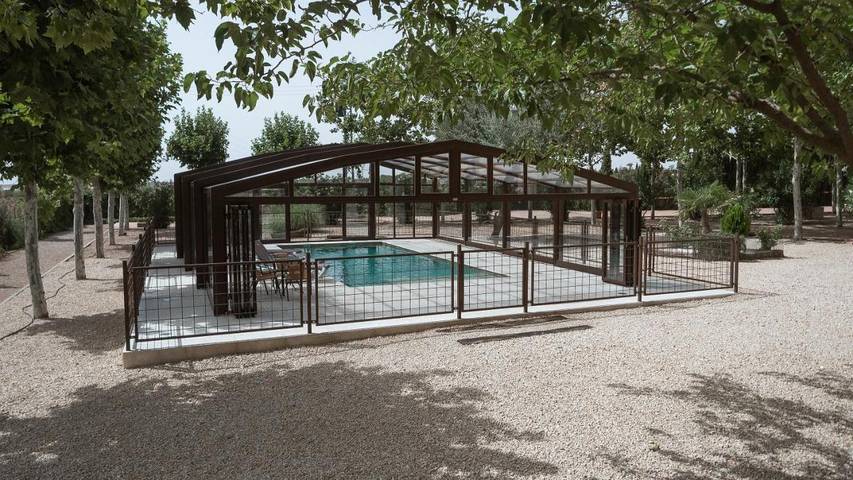 Casa rural para 14 personas, con Balcón y Terraza además de Jardín y Piscina en El Pedernoso - 4