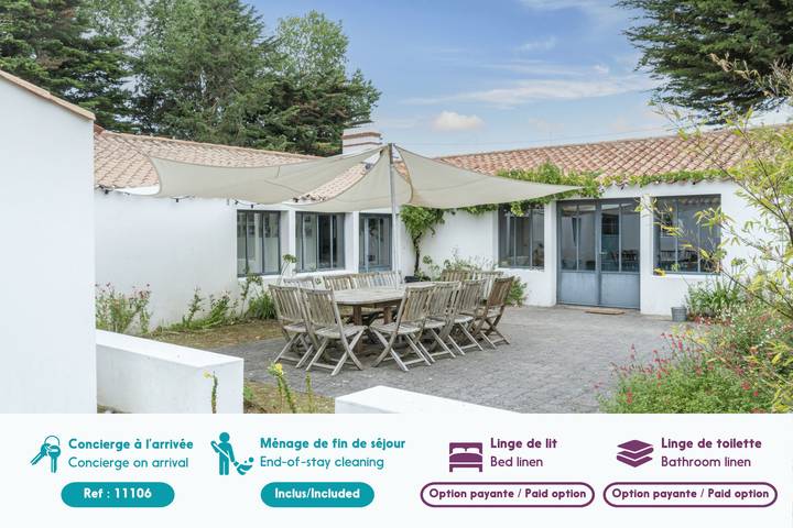 Location de vacances pour 15 personnes, avec jardin à Notre-Dame-de-Monts - 2