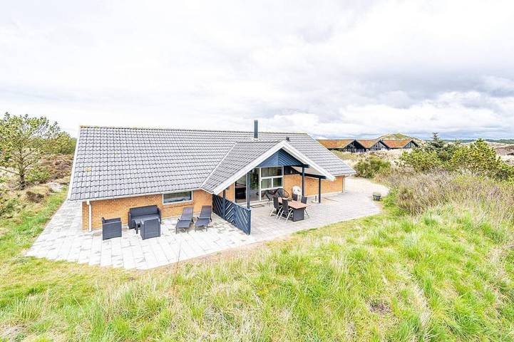 Ferienhaus für 8 Personen, mit Pool und Sauna sowie Terrasse und Whirlpool, mit Haustier in Filsø See