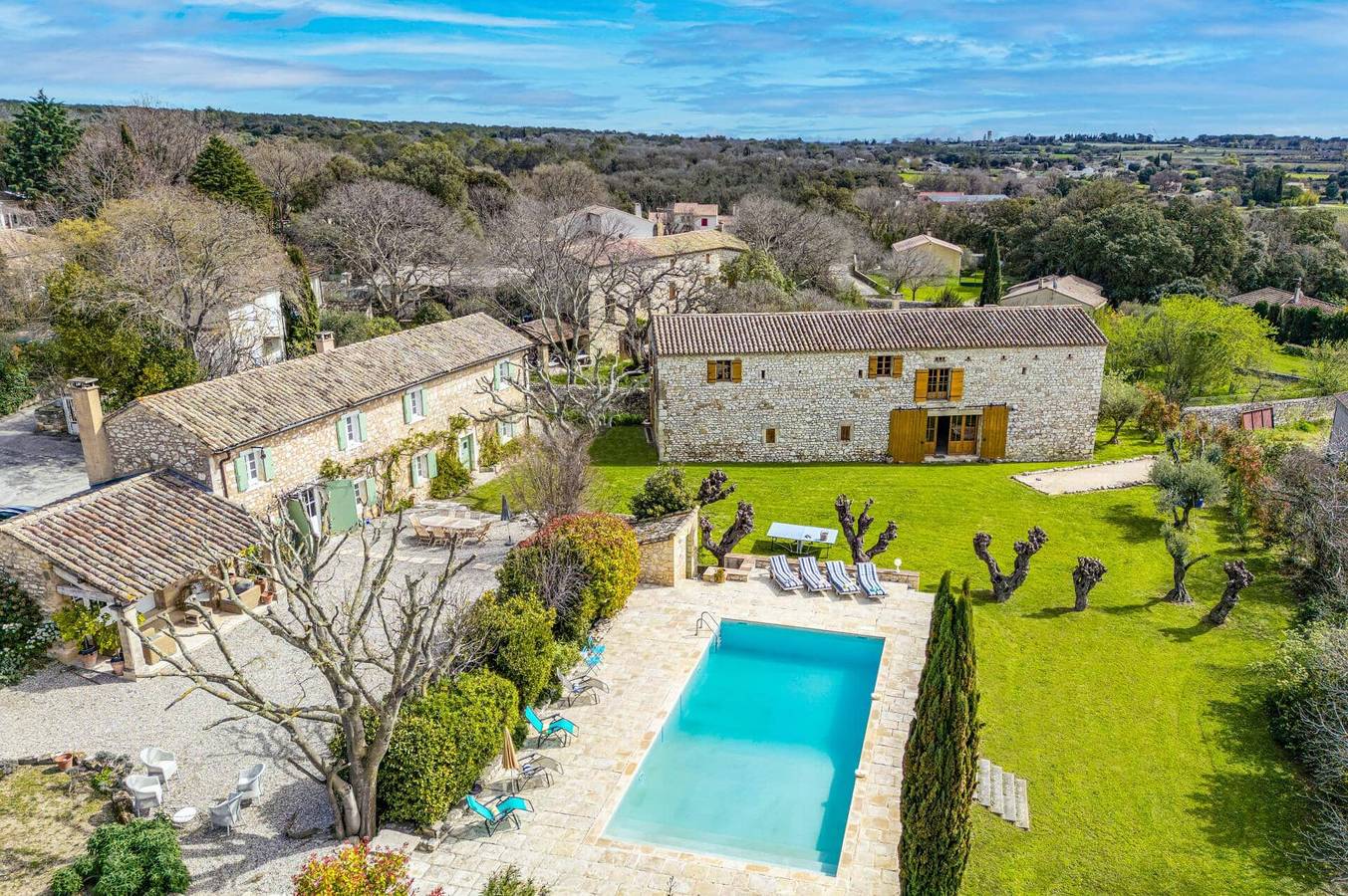 Villa Le Vieux Mas by Villa Plus in Aubussargues, Région de Nîmes