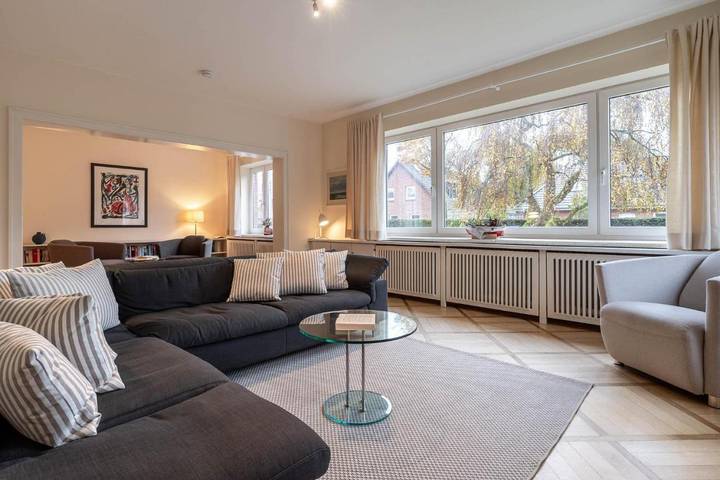 Ferienhaus für 8 Personen, mit Balkon und Terrasse sowie Garten auf Eiderstedt