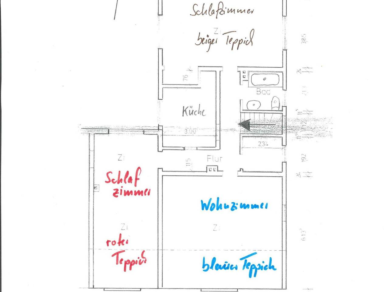 Ganze Ferienwohnung, Weitblick: Fewo in Ostseenähe mit 2 großen Schlafzimmern - Ferienwohnung Weitblick in Munkbrarup, Flensburger Förde