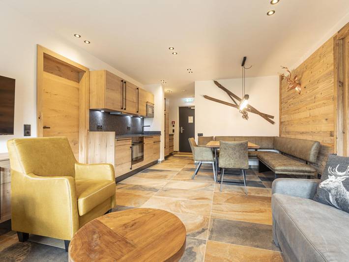 Ferienwohnung für 4 Personen, mit Terrasse und Garten sowie Sauna