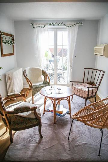Gîte pour 9 personnes, avec vue et jardin, animaux acceptés à Mittelwihr