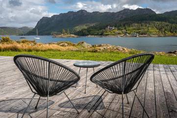 Gîte pour 12 personnes, avec jardin et vue à Plockton