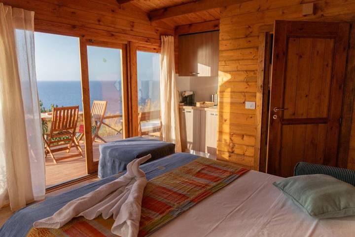 Campeggio per 2 persone, con Balcone e Terrazza nonché Giardino e Panorama nel Lazio