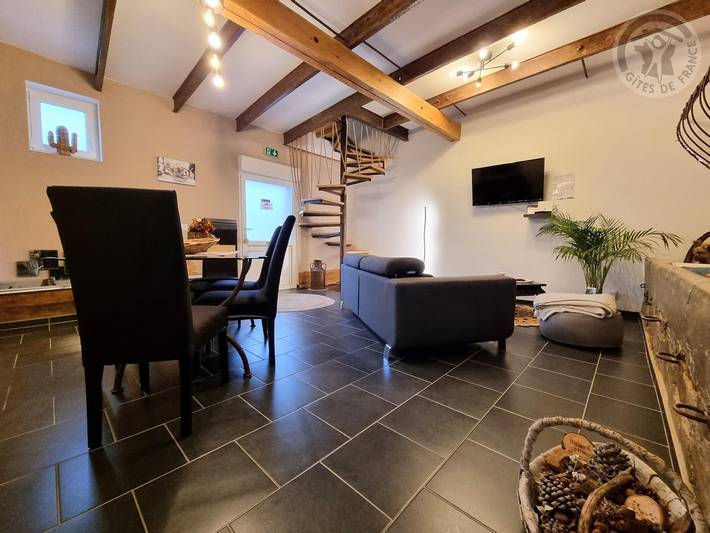 Gîte pour 4 personnes, avec terrasse, animaux acceptés