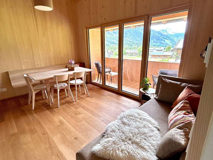 Ferienwohnung für 4 Personen, mit Balkon und Garten sowie Ausblick in Schoppernau - 4