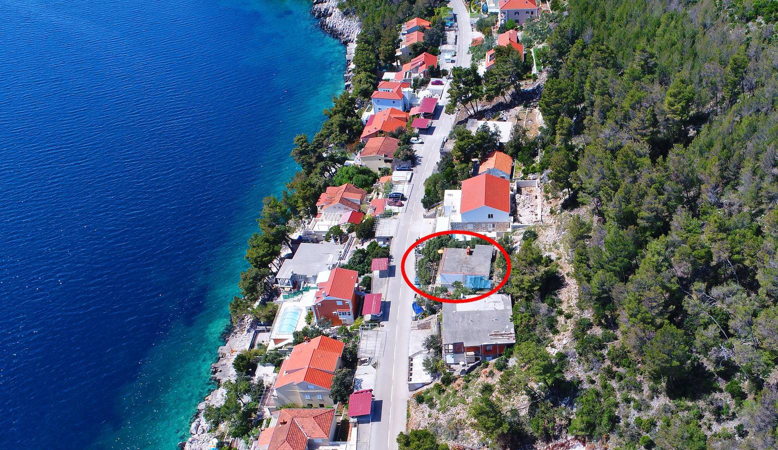 Entire apartment, Three bedroom apartment with terrace and sea view Prižba, Korčula A-18165-a in Blato, Korcula