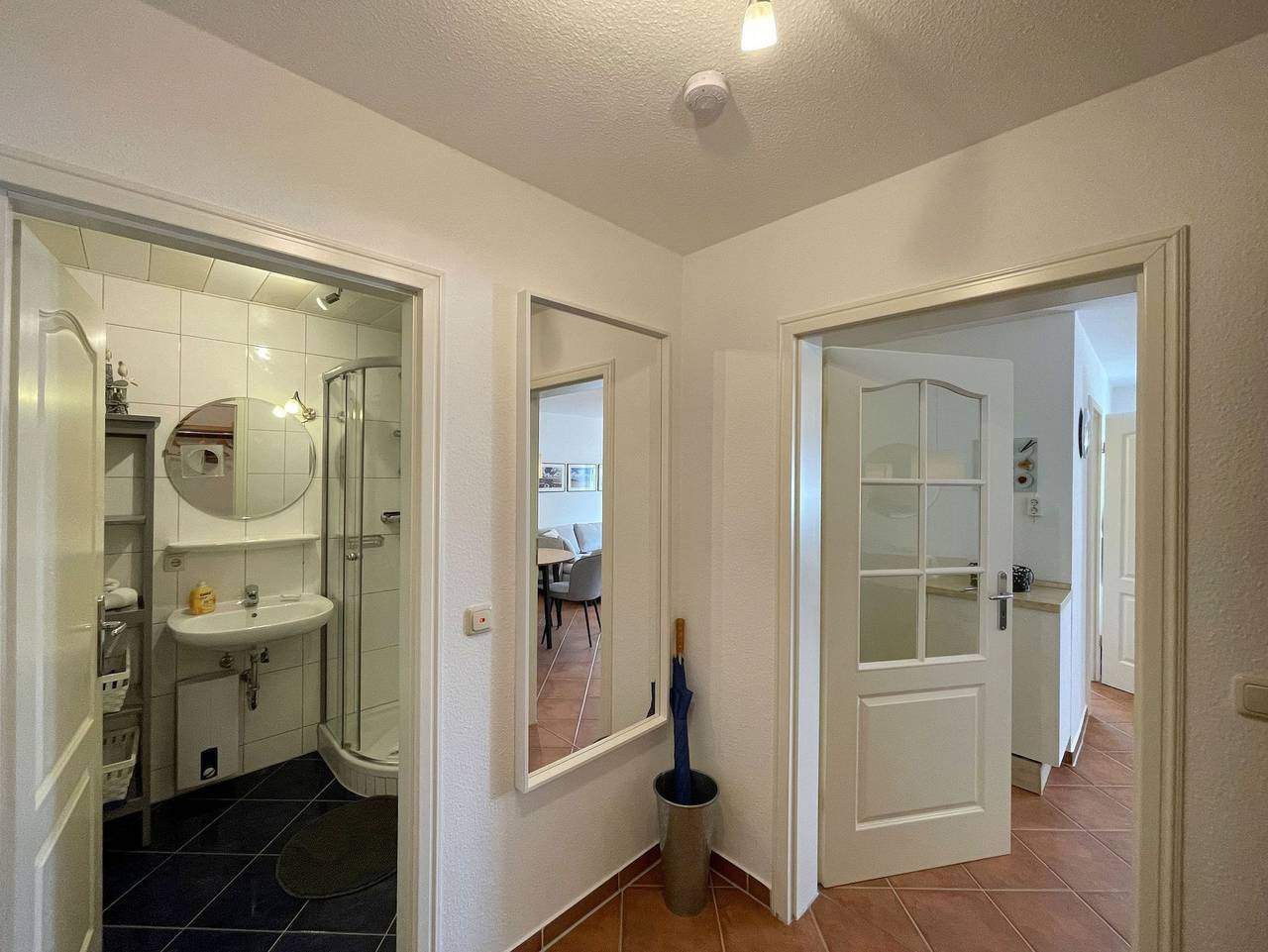 Ganze Ferienwohnung, F: Ferienwohnung Ostseeperle Whg. 10 mit Balkon - Ferienwohnung Ostseeperle Whg. 10 mit Balkon in Thiessow, Mönchgut