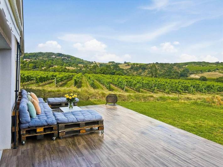 Location de vacances pour 9 personnes, avec jardin et vue à Vagnas - 4