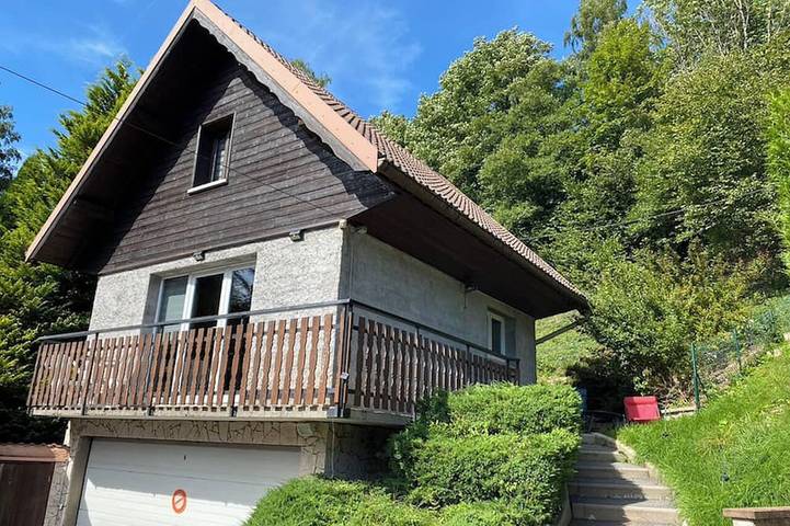 Chalet pour 4 personnes, avec balcon et jardin, animaux acceptés à Ventron