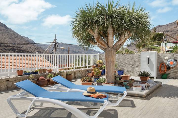 Apartamento para 3 personas, con Jardín en Mogán