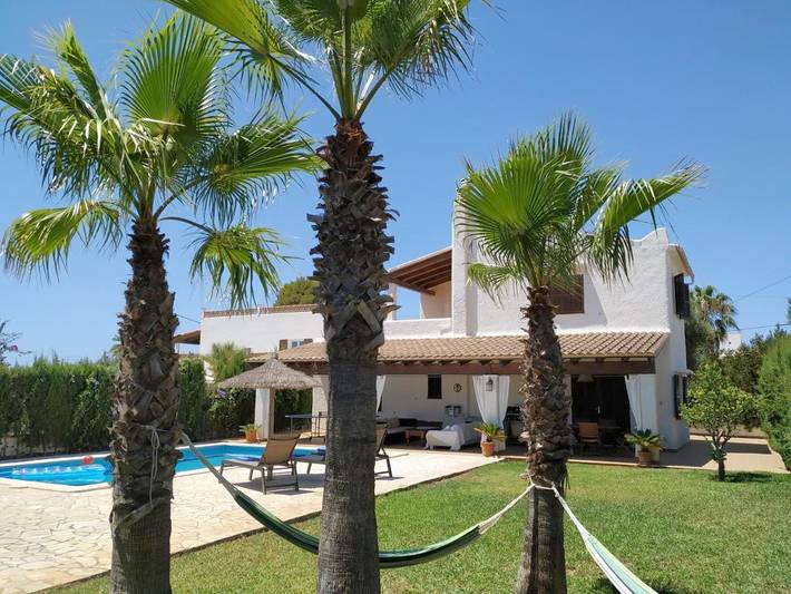 Ferienhaus für 6 Personen, mit Balkon und Terrasse sowie Garten und Pool in Es Trenc - 4