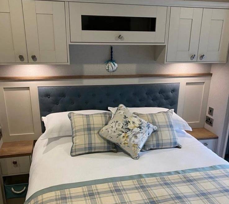 Luxury villa with views across golf course in Moray
