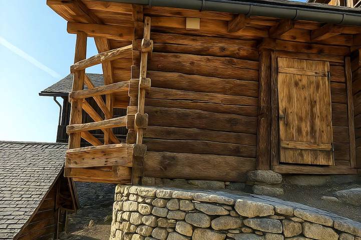 Ferienhaus für 4 Personen, mit Balkon in Mase