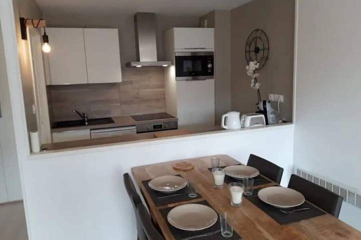 Location de vacances pour 6 personnes, avec balcon au Touquet-Paris-Plage