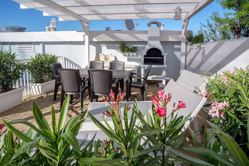 Geheel appartement, Appartement in Itaca direct aan het strand van San Mauro Mare in San Mauro Pascoli, Provincie Forlì-Cesena