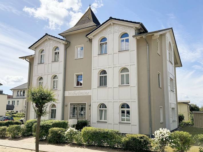 Ganze Ferienwohnung, Mr: Villa Wilhelmine Whg. 03 Kreidezimmer mit Balkon - Villa Wilhelmine Whg. 03 Kreidezimmer mit Balkon in Sellin, Rügen