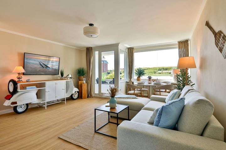 Appartement entier, Die Ferienwohnung Dünenglück No. 4 am Strand für max. 4 Personen. in Westerland, Sylt (Gemeinde)