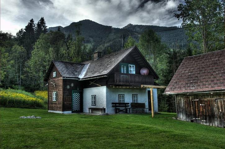 Chalet für 10 Personen, mit Balkon und Terrasse sowie Garten und Ausblick in Hinterstoder