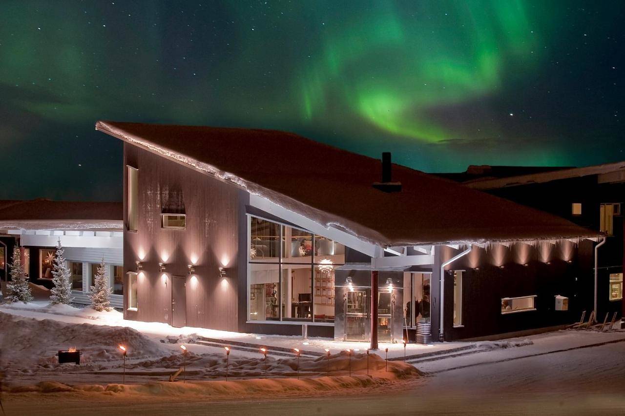 Camp Ripan in Kiruna, Laponie (Suède)
