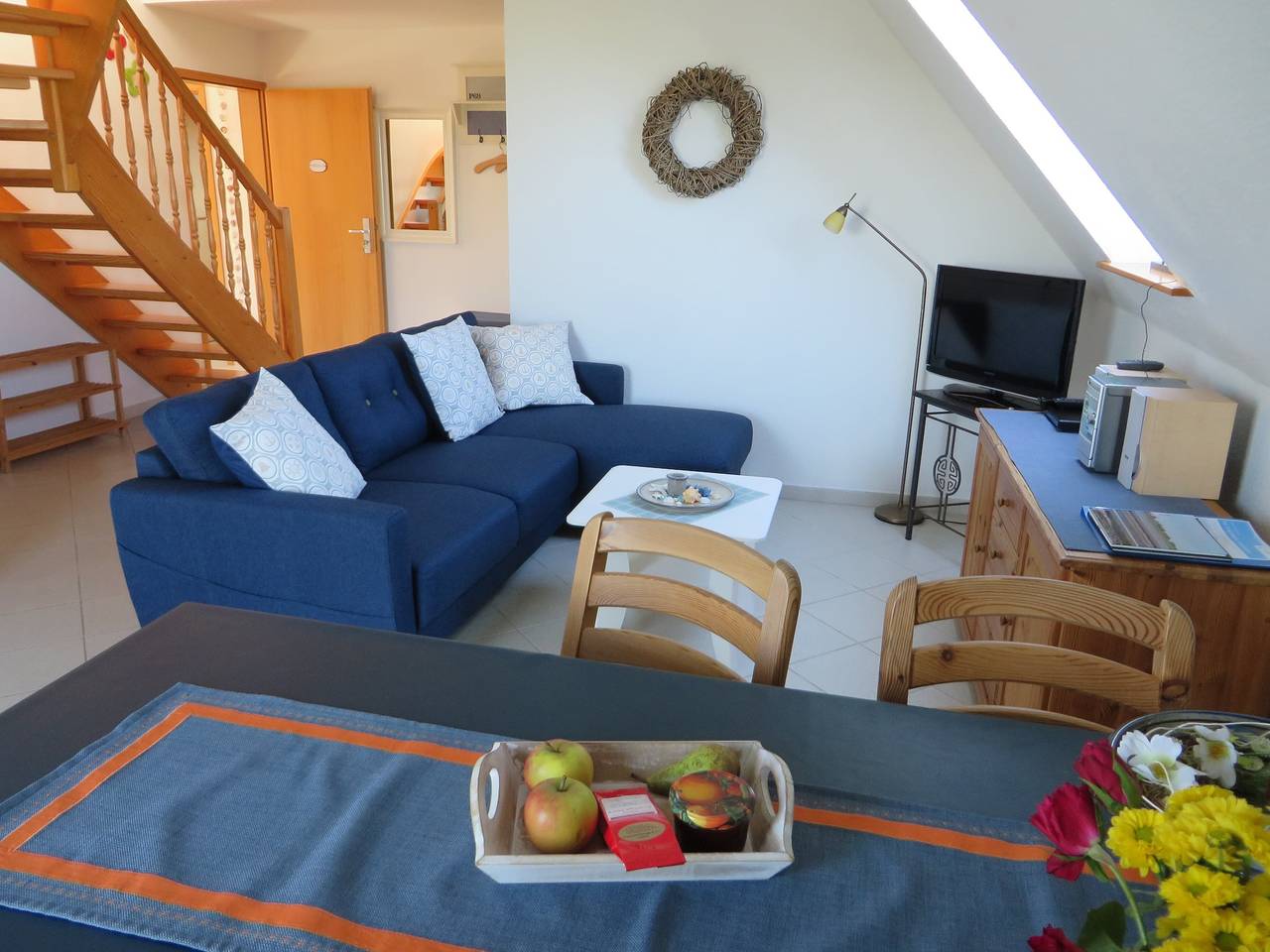 Ganze Wohnung, Ferienwohnung Austernfischer" mit Gemeinschaftsgarten, Balkon und Wlan in Elisabeth-Sophien-Koog, Nordseeküste