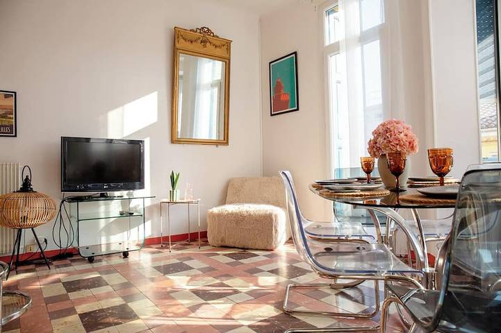 Appartement de vacances pour 8 personnes, avec balcon à Perpignan