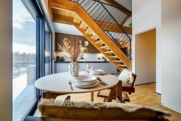 Ferienwohnung für 2 Personen, mit Balkon und Sauna sowie Whirlpool am Bärwalder See