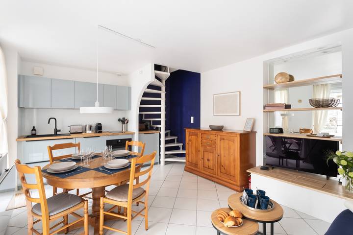 Location de vacances pour 4 personnes, avec terrasse dans Eglise Saint Malo