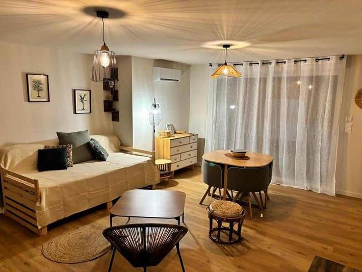 Appartement de vacances pour 4 personnes, avec jardin