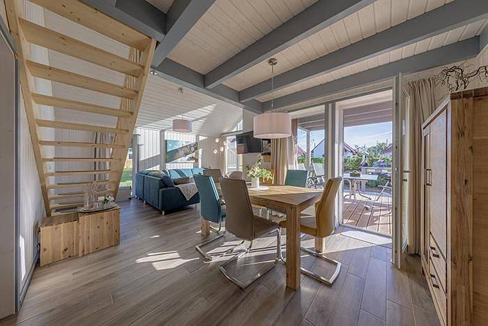 Ferienhaus für 6 Personen, mit Sauna und Balkon sowie Garten und Whirlpool in Rechlin - 2