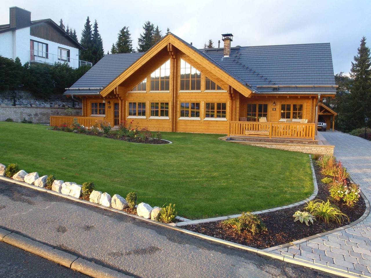 Luxus Blockhaus - Sonnenhang Lodge A in Willingen, die Mittelgebirge