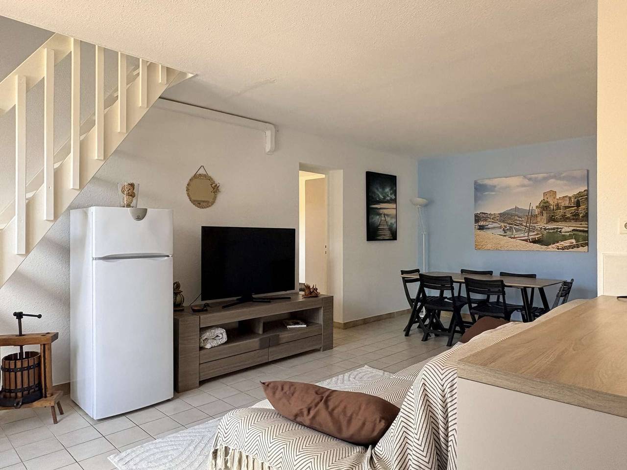 Entire apartment, T4 Duplex, parking, sea view - 6 guests in La Côte Vermeille, Banyuls-sur-Mer