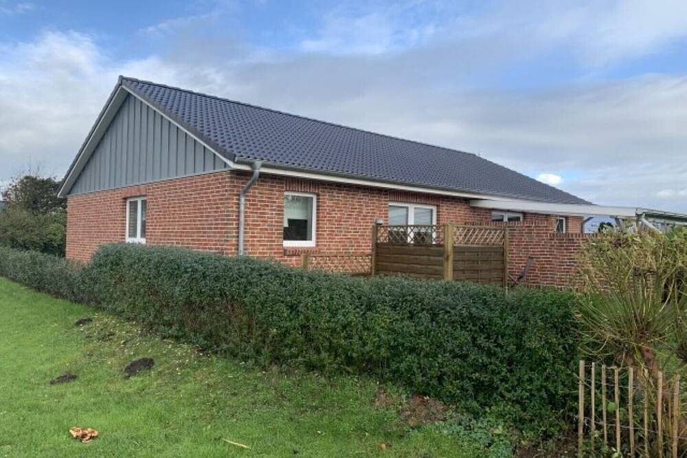 Ferienhaus Waterkant mit Hund in Klanxbüll/ Nf, nahe der dänischen Grenze in Klanxbüll, Nordfriesland
