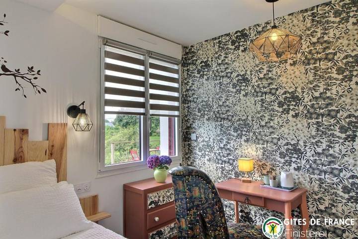 Location de vacances pour 3 personnes, avec vue et jardin à Bannalec - 3