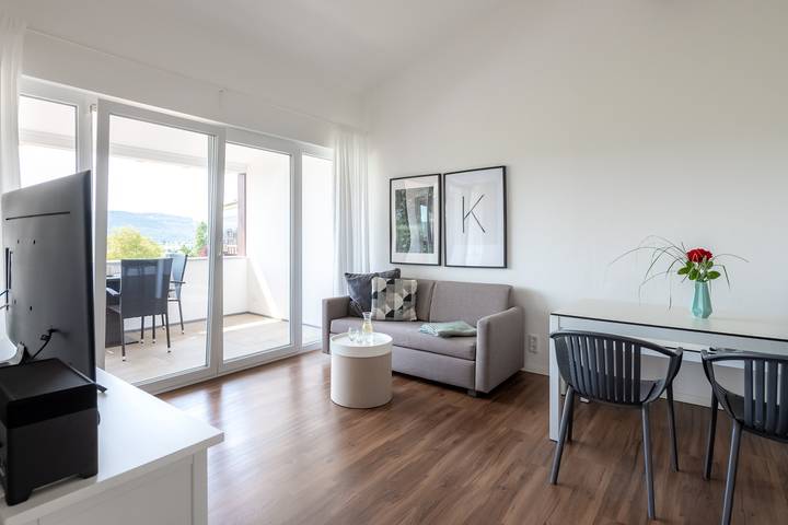 Geheel appartement, Appartement '5' met gedeelde tuin, balkon en Wi-Fi in Klettgau, Zuidelijk Zwarte Woud