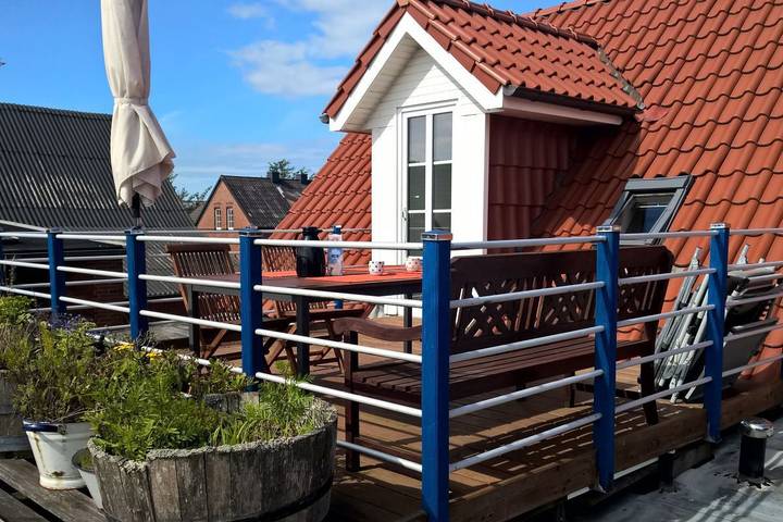 Strandhaus für 3 Personen, mit Balkon auf Borkum