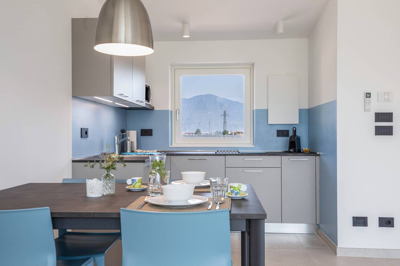 Ganze Wohnung, Bike Apartments Curti "Himmelblau" mit Sonnenterrasse & Alpenpanorama in Leifers, Südtirol