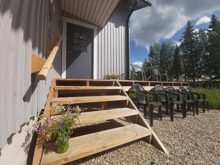 Maison d’hôte pour 5 personnes, avec vue et vue sur le lac ainsi que sauna et terrasse, animaux acceptés
