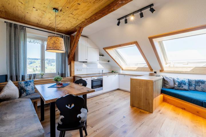 Hütte für 4 Personen, mit Terrasse und Garten in Oberstaufen - 4