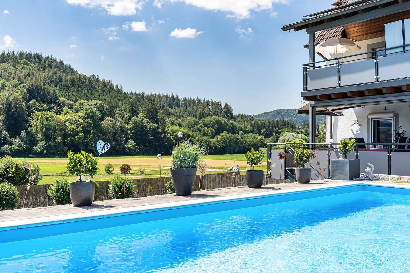 Entire apartment, Holiday Apartment "Geisbergblick" with Mountain View, Shared Pool & Wi-Fi in Seelbach, Central Black Forest