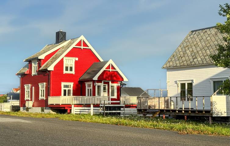 Ferienhaus für 5 Personen mit Terrasse in Nærøy