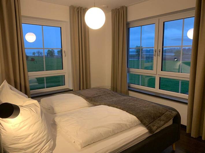 Ferienwohnung für 2 Personen, mit Balkon und Terrasse sowie Seeblick und Ausblick in Schwangau